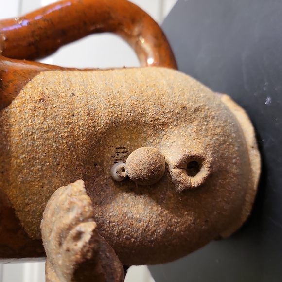 Studio Pottery Ceramic Hand Thrown Face Mug Cyclops 5.5" - Picture 7 of 9